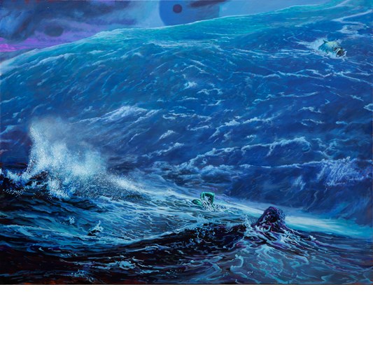 John Jacobsmeyer - “Follow the Star” 2025 - Oil on Linen - 81 x 107 cm, 32 x 42 in