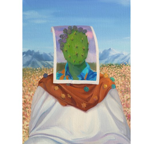 Jingyi Wang - “Untitled” 2024 - Oil on linen - 61 x 46 cm, 24 x 18 in