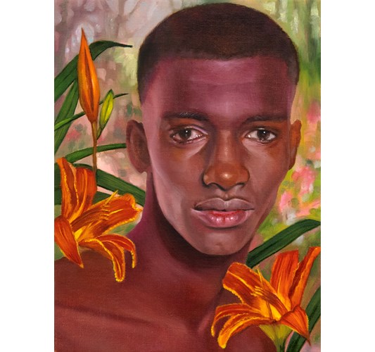 Barnaby Whitfield - “The Volunteer” 2023 - Oil on canvas - 30 x 23 cm, 12 x 9 in