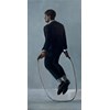 Rebecca Orcutt - “Man Jump Roping” 2024 - Oil on panel - 20 x 10 cm, 8 x 4 in