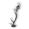 Jed Webster Smith - "The Antler" 2025 - Elk antler, barbed wire, steel and brass - 77 x 41 x 31 cm, 31 x 16 x 12 in