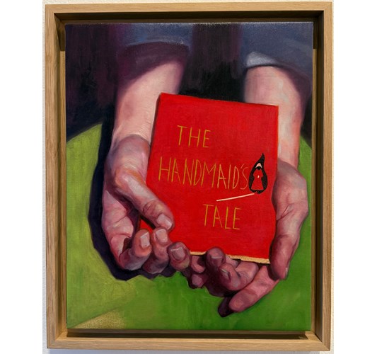 German Tellez - The Handmaid's Tale, 2024 - Oil on linen - 29 x 23,5 cm, 11,4 x 9,3 in