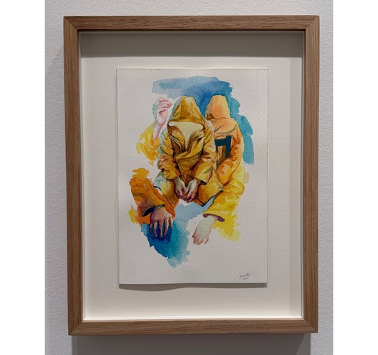 German Tellez - "Untitled" 2024 - Watercolor on paper - 25 x 17 cm, 9,8 x 6,7 in