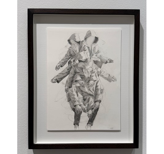 German Tellez - "Untitled" 2025 - Graphite on paper - 44 x 35 cm, 17 x 14 in