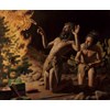 Carl Dobsky - Threshold of Assent (Primitive Man and the Invisible Hand)” 2025 - Oil on linen - 92 x 112 cm, 36 x 44 in