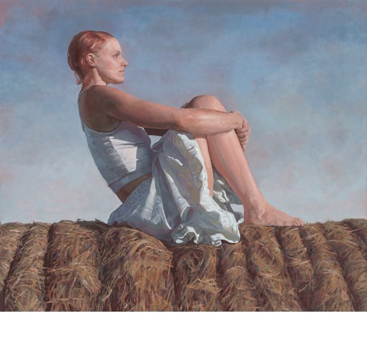 Anne Herrero - “Cold November Sun” 2025 - Oil on linen - 56 x 71 cm, 22 x 28 in