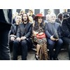 Rainer Hosch - Front Row with Salma, Malibu 2019, Salma Hayek, François-Henri Pinault, Alexandra Grant and Keanu Reeves - 17 x 22 in / 43 x 55 cm, 30 x 40 in / 76 x 101cm - Archival Pigment Print? Edition of 5 + 2 AP Unframed