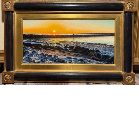 Ryan Davis - Ryan Davis “The Last Tide” 2025 - Oil on panel, - 24 x 45 cm, 10 x 18 in