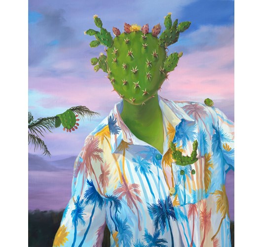 Jingyi Wang - Jingyi Wang “Blooming Wander” 2025, - Oil on linen, - 60 x 50 cm, 24 x 20 in