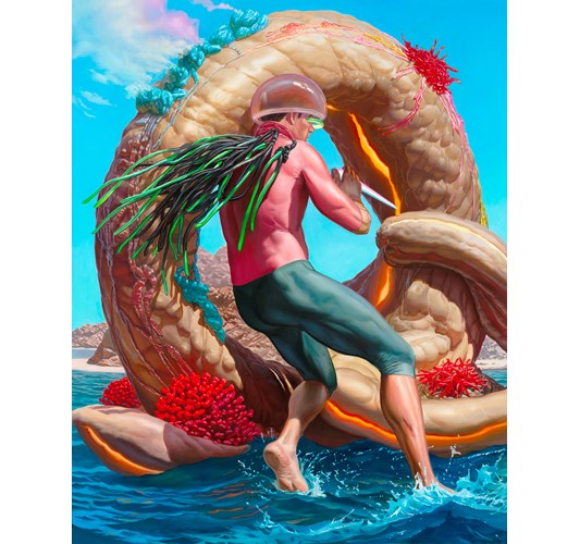 Jean-Pierre Roy - "Acclimation Capacity" 2023 - Oil on linen - 152,5 x 122 cm, 60 x 48 in