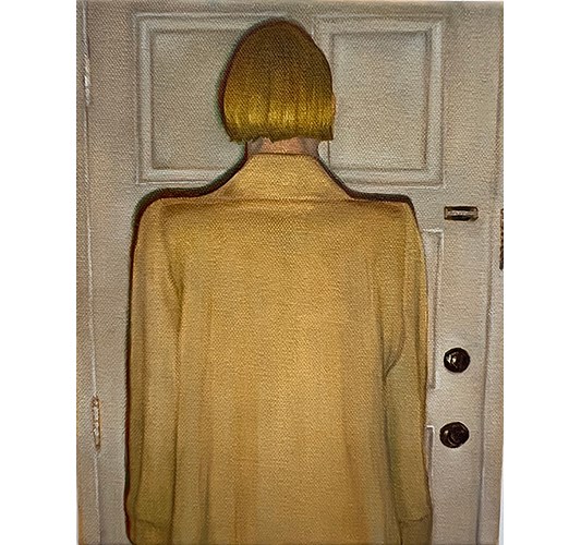 Barnaby Whitfield - "I just had to sink far enough to find it" 2025, - Oil on canvas, - 20 x 25 cm, 8 x 10 in