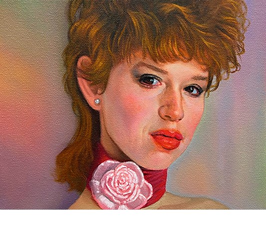 Barnaby Whitfield - "Jolene" 2025, - Oil on canvas, - 20 x 25 cm, 8 x 10 in