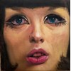 Barnaby Whitfield - "So What Will be Left of Me in The End" 2025, - Oil on canvas, - 15 x 15 cm, 6 x 6 in