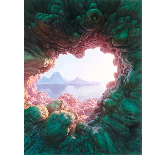 Jean-Pierre Roy - "No Song Without Stone" 2025 - Oil on linen - 41 x 31 cm, 16 x 12 in