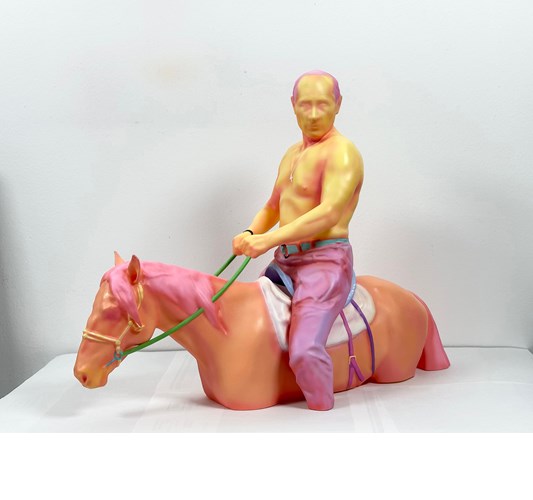 Jiannan Wu - "Southern Siberia" 2023 - Acrylic on resin, metal, and wood Edition of 3 + 1 AP - 40 x 52 x 21 cm, 15,5 x 20,5 x 8 in