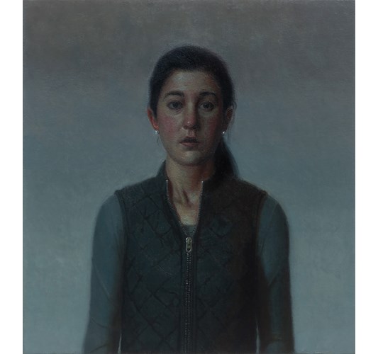 Stephen Vollo - ”Sarah” 2024 - Oil on canvas over panel, - 61 × 58 cm, 24 x 23 in