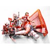 Jiannan Wu - "Goal" 2022 - Acrylic on resin, wood and metal - 40 x 70 x 22 cm_15,5 x 27,5 x 8,5 in