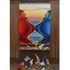 Landon Bailey Higgins - "54 Shards of glass" 2026, - oil on linen, - 156 × 112 cm, 62 x 44 in
