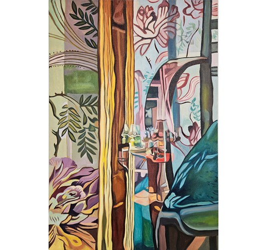 Emilia Nurmivaara - ”Thin Place” 2026 - Oil on canvas, - 74 x 50 cm, 29 × 20 inches