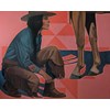 Works by - Maya Ripley "Wildflower" 2026, - Acrylic on canvas, - 120 x 150 cm, 47 x 59 in