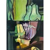 Emilia Nurmivaara - “Looking Back” 2026 - Oil on linen, - 24 x 18 cm, 9 x 7 in