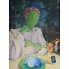 Jingyi Wang - "By Your Side" 2026, - oil on linen, - 80 x 60 cm, 31,5 x 24 in