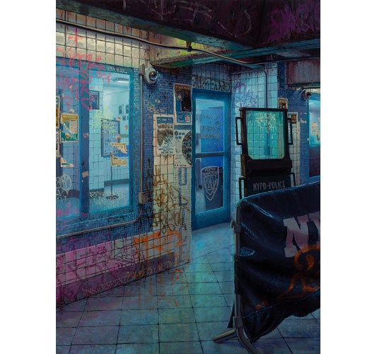 Taylor Schultek - "Countercurrent" 2026, - oil on panel, - 61 x 46 cm, 24 x 18 in