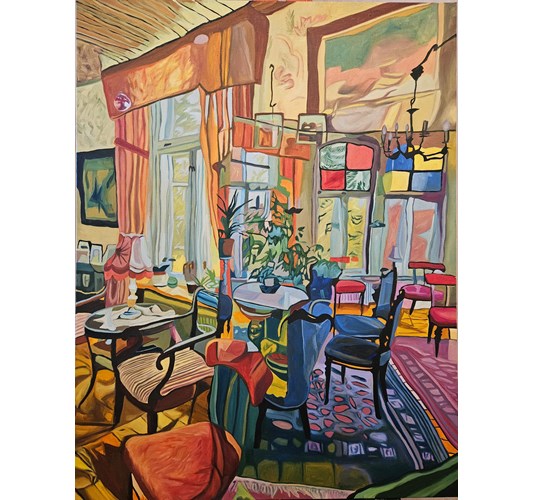 Emilia Nurmivaara - "Another Dream" 2026, - Oil on linen, - 120 x 92 cm, 47 x 36 in