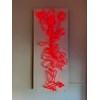 Michael Ahlefeldt - “Untitled 2”, 2026 - Metal & LED, - 130 x 55 cm, 51 x 22 in
