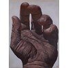 Ian Ingram - Mano I, 2019 - Oil on Arches paper - 76 x 56 cm, 30 x 22 in