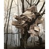 John Jacobsmeyer - "Poison Ivy" 2019 - Oil on paper on linen - 101 x 86 cm, 40 x 34 in