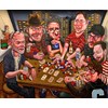 Tom Sanford - "A Bad Beat Coming Down on 5th Street" 2019 - Acrylic on canvas - 180 x 220 cm, 71 x 87 in