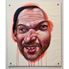 Tom Sanford - "Jens Peter" 2019 - Acrylic on paper mounted on aluminum panel - 61 x 51 cm, 24 x 20 in