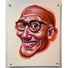 Tom Sanford - "Heller" 2019 - Acrylic on paper mounted on aluminum panel - 61 x 51 cm, 24 x 20 in