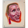 Tom Sanford - Katarina 2019 - acrylic on paper mounted on aluminum panel - 61 x 51 cm, 24 x 20 in