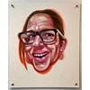 Tom Sanford - "Karyn" 2019 - Acrylic on paper mounted on aluminum panel - 61 x 51cm, 24 x 20 in