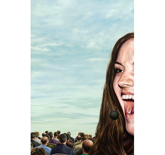 Eric White - Seminar, 2019 - oil on canvas - 183 x 122 cm, 72 x 48 in