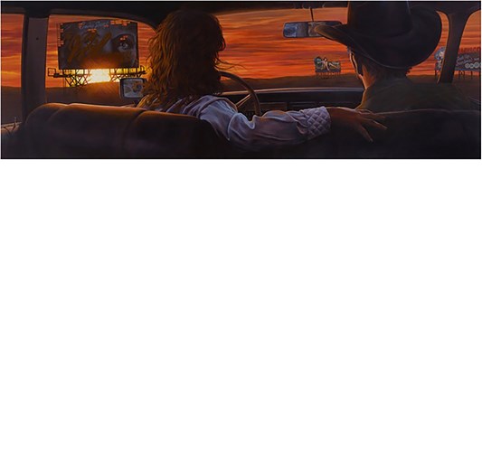 Eric White - Down In Front - Coming Soon 2019 - Pigment inkjet print 305gm Hotpress paper, Edition of 20 - 25,5 x 76 cm, 10 x 30 in