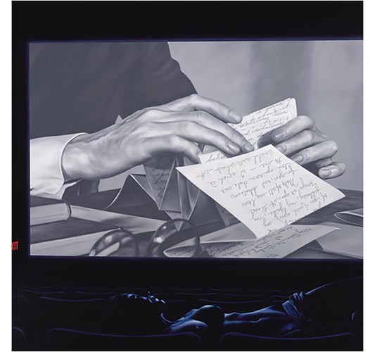 Eric White - The Letter 2019 - Pigment inkjet print og 350gm Hotpress paper, Edition of 20 - 56 x 56 cm, 22 x 22 in