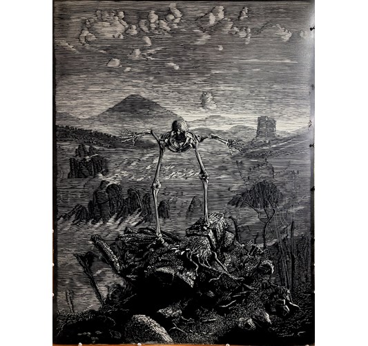 John Jacobsmeyer - "Optical Unconscious", 2019 - Linocut - 81 cm x 61 cm, 32 x 24 in